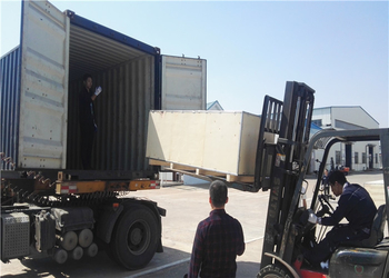 Κοινό vulcanizer ζωνών μεταφορέων φόρτωσης στο εμπορευματοκιβώτιο